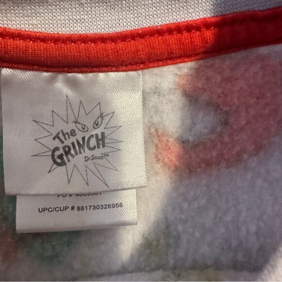 The Grinch Grey Festive Pullover Crewneck Size 2T Toddler - Picture 7 of 8